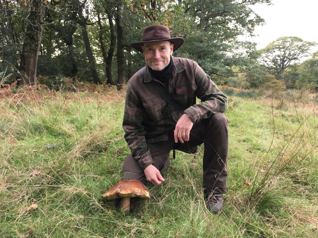 Adrian with a giant cep